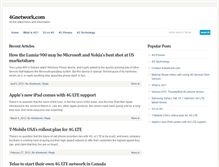 Tablet Screenshot of 4gnetwork.com